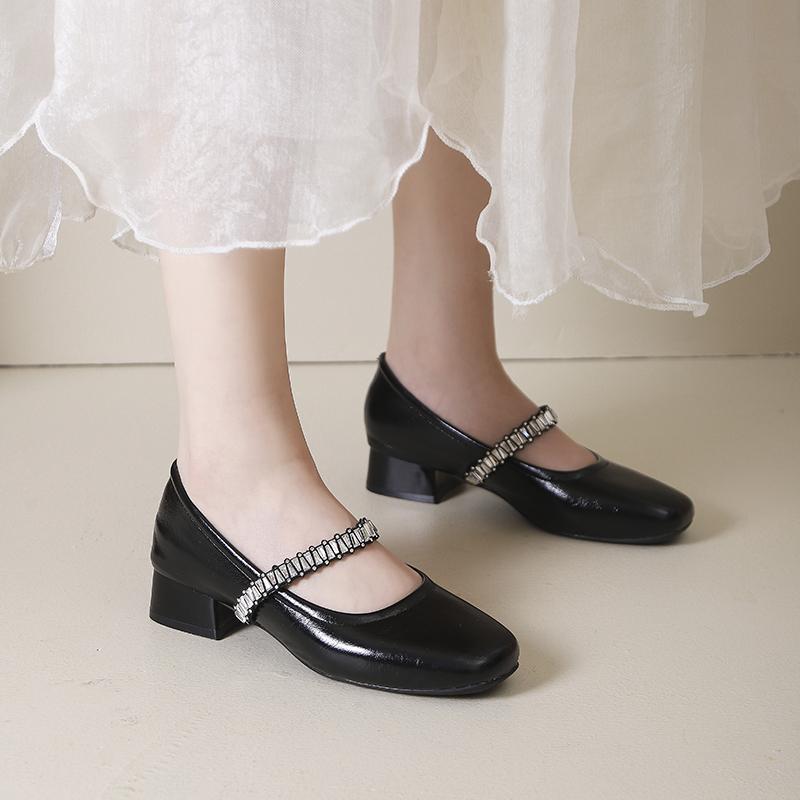 Модные женские туфли на изысканном толстом каблуке во французском стиле - осенние сандалии с квадратным носком Little Charming в деловом повседневном стиле 40 чёрный
Модные женские туфли на изысканном толстом каблуке во французском стиле - осенние сандалии с квадратным носком Little Charming в деловом повседневном стиле 40 чёрный