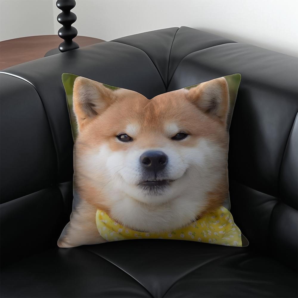 Cute Shiba Inu Cushion Cover Pillow Case Antidustmite Invisible zipper silky plush cushion 30X30cm
Cute Shiba Inu Cushion Cover Pillow Case Antidustmite Invisible zipper silky plush cushion 30X30cm