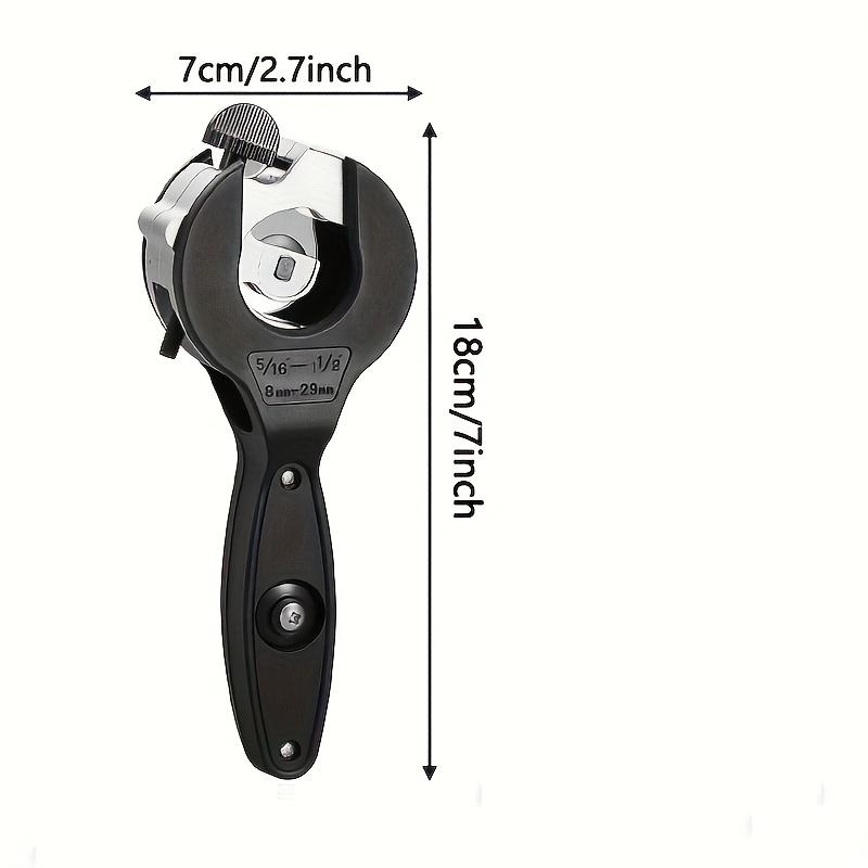 Heavy-duty Ratchet Pipe Cutter-cutting Suitable for PPR PE Pipes 360 ° Rotation Adjustable Large Scale Handle 8mm-29mm Professional Cutting Tool
Heavy-duty Ratchet Pipe Cutter-cutting Suitable for PPR PE Pipes 360 ° Rotation Adjustable Large Scale Handle 8mm-29mm Professional Cutting Tool