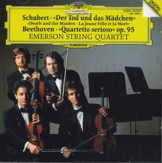 CD EMERSON STRING QUARTET - Schubert: Death And The Maiden * St F32G20233 POLYDOR Japan Classical Used
CD EMERSON STRING QUARTET - Schubert: Death And The Maiden * St F32G20233 POLYDOR Japan Classical Used