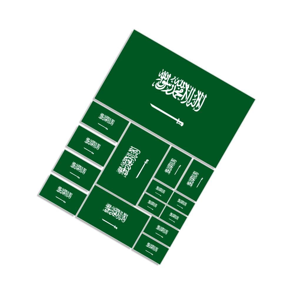 Various Size Saudi Arabian Flag Stickers Graphics Decor Decal for Cars Window Phone Laptop Helmet Motorcycle Accessories Cover
Various Size Saudi Arabian Flag Stickers Graphics Decor Decal for Cars Window Phone Laptop Helmet Motorcycle Accessories Cover