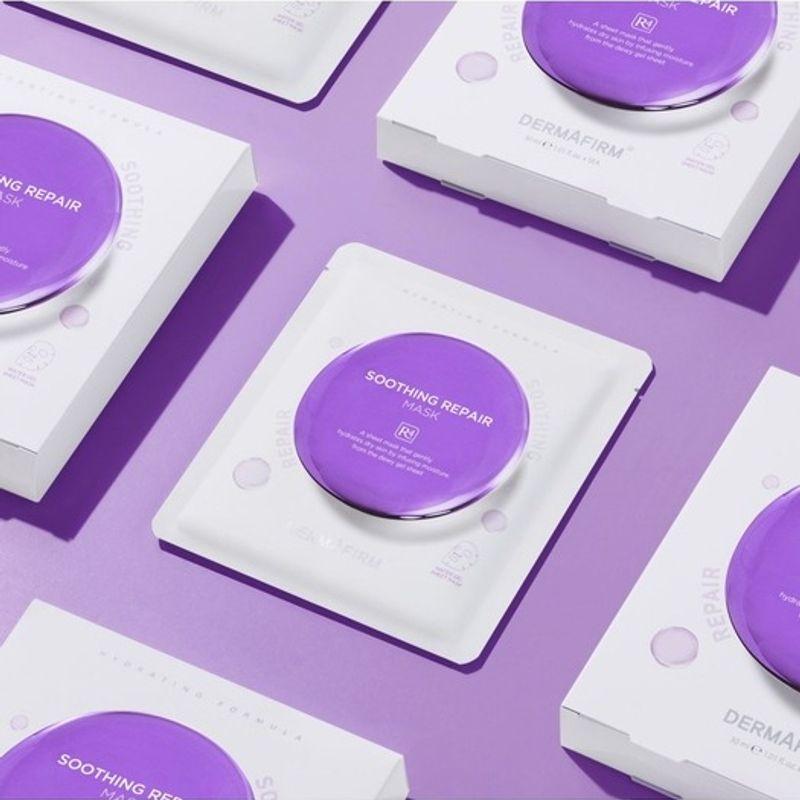 DERMAFIRM Soothing Repair Mask R4 (5 sheets, 1 box) FREE
DERMAFIRM Soothing Repair Mask R4 (5 sheets, 1 box) FREE
