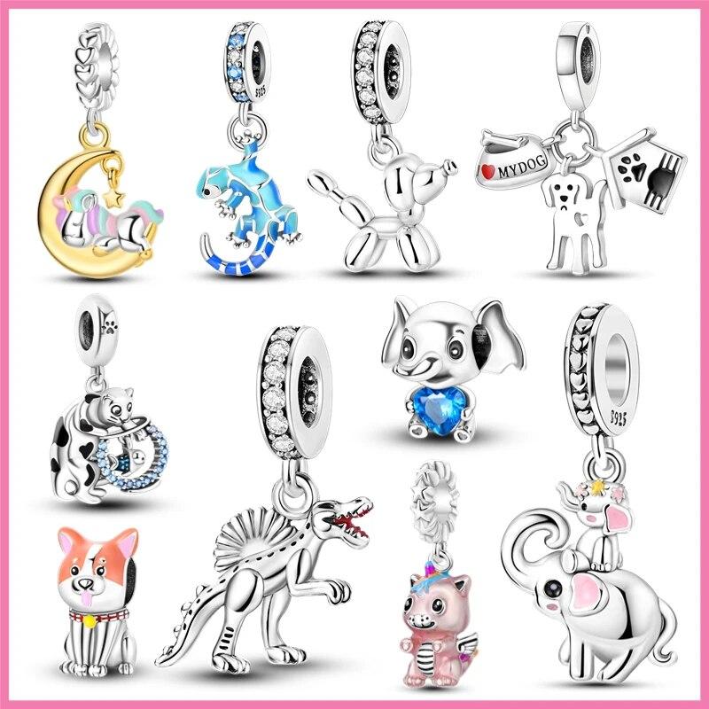 Charms Fit Bracelet 100 %925 Sterling Silver Elephant Mom And Baby Tyrannosaurus Animal Charms Diy Jewelry
Charms Fit Bracelet 100 %925 Sterling Silver Elephant Mom And Baby Tyrannosaurus Animal Charms Diy Jewelry