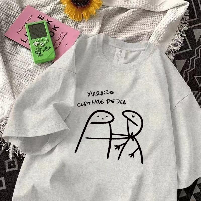 Summer Fashion European and American Trend Funny Cartoon Printing Unisex and Women Loose Casual Tshirt Simple Short Sleeves 3XL
Summer Fashion European and American Trend Funny Cartoon Printing Unisex and Women Loose Casual Tshirt Simple Short Sleeves 3XL