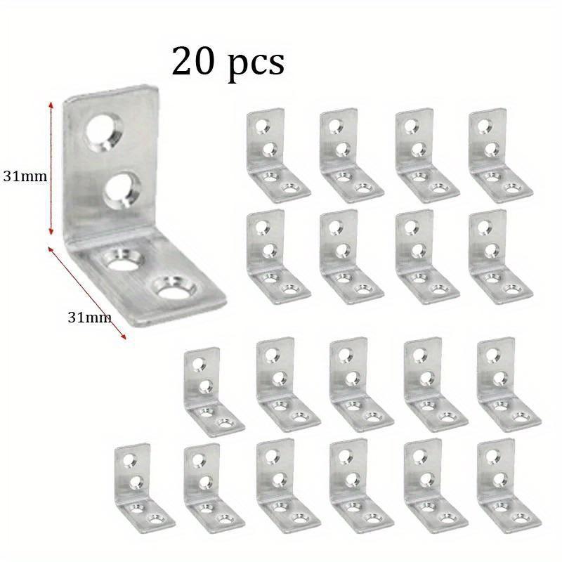 20 шт. угловые кронштейны угловые скобы из нержавеющей стали угловой код 90 градусов под прямым углом L-образная мебельная ссылка кодовая таблица базовая
20 шт. угловые кронштейны угловые скобы из нержавеющей стали угловой код 90 градусов под прямым углом L-образная мебельная ссылка кодовая таблица базовая