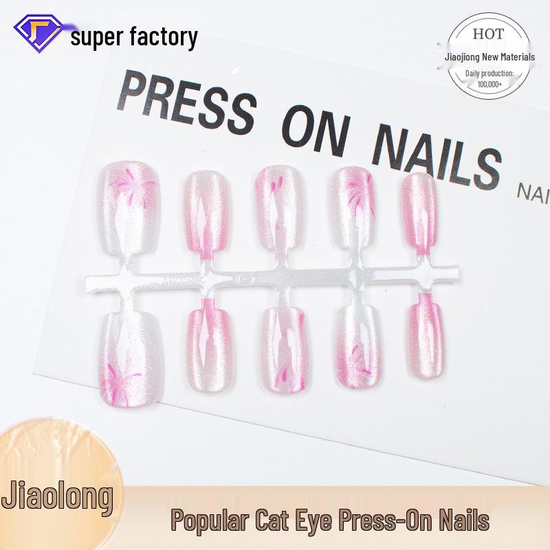 Jiaolong Firework Cat Eye Wearable Nails – Finished Nail Pieces for Artful Manicures S (without adhesive)
Jiaolong Firework Cat Eye Wearable Nails – Finished Nail Pieces for Artful Manicures S (without adhesive)