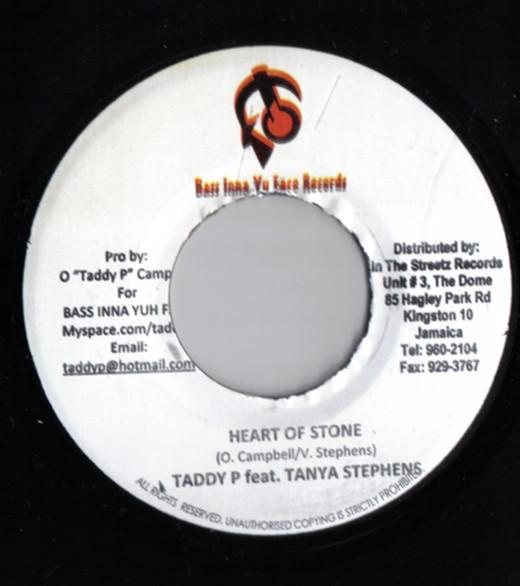 7inch Record TADDY P, TANYA STEPHENS - Heart Of Stone NONE Bass Inna Yu Fa 2008 Jamaica Reggae, Ska & Dub Used
7inch Record TADDY P, TANYA STEPHENS - Heart Of Stone NONE Bass Inna Yu Fa 2008 Jamaica Reggae, Ska & Dub Used