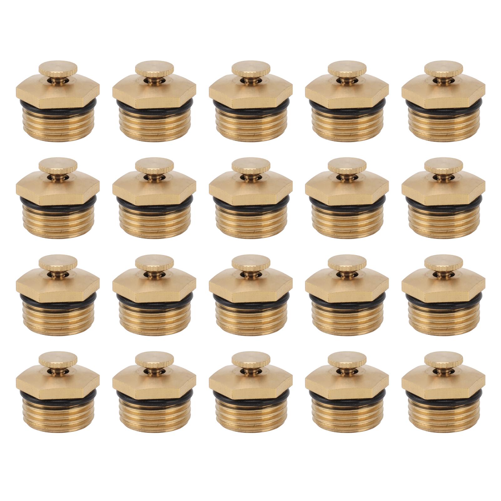 20PCS Brass Misting Nozzles 1/2 Inch Adjustable Dust Removal Cooling Atomizers Nozzles for Lawn
20PCS Brass Misting Nozzles 1/2 Inch Adjustable Dust Removal Cooling Atomizers Nozzles for Lawn