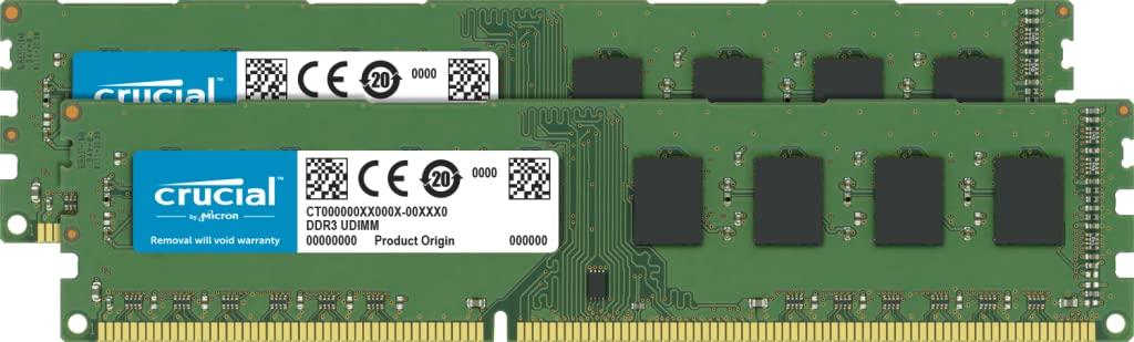 Crucial by Desktop PC Memory 8GB x 2 compatible CL11 240pin CT2K102464BD160B (Made Micron) PC3L-12800 (DDR3L-1600) 1.35V/1.5V
Crucial by Desktop PC Memory 8GB x 2 compatible CL11 240pin CT2K102464BD160B (Made Micron) PC3L-12800 (DDR3L-1600) 1.35V/1.5V