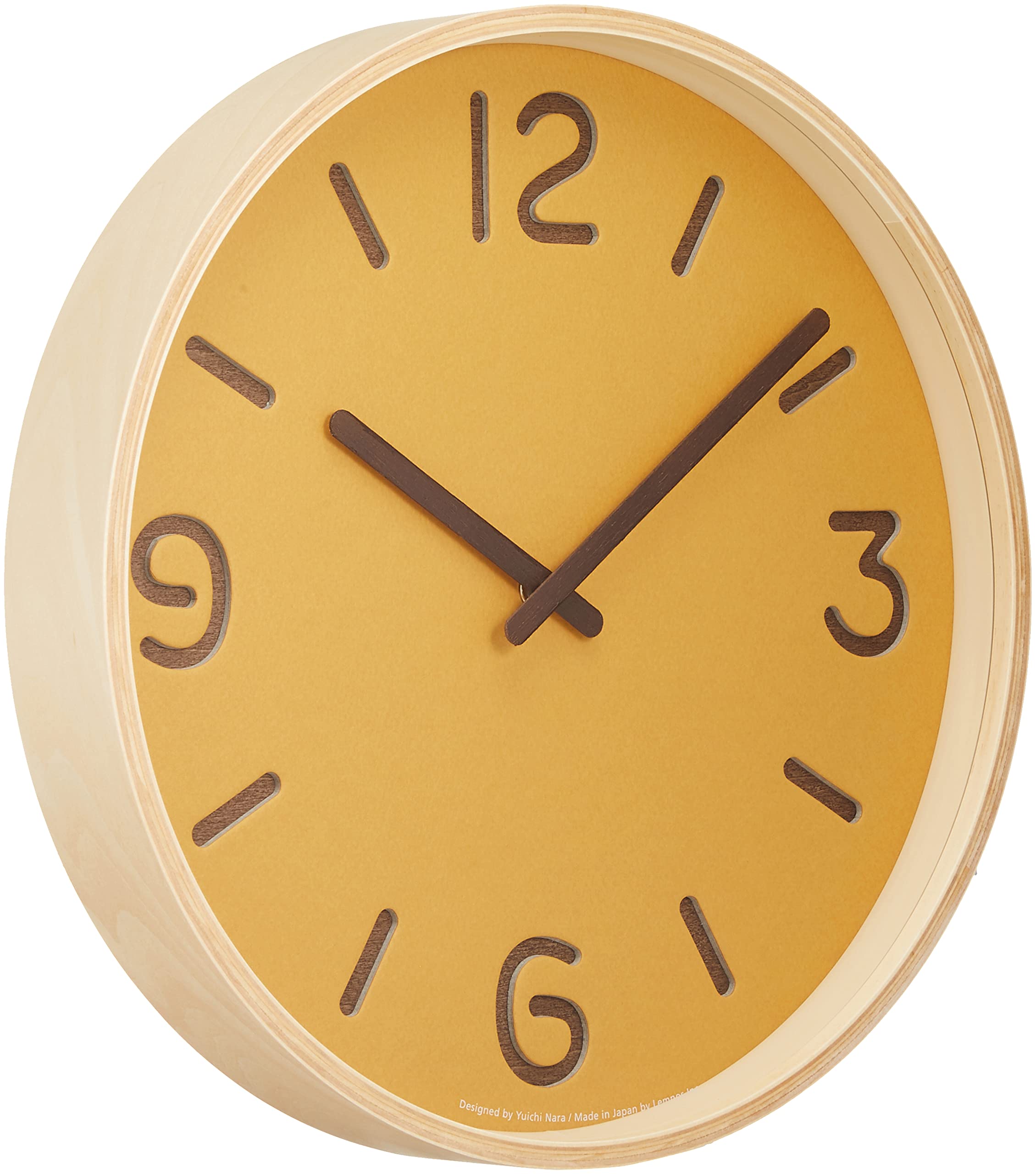 Lemnos Wall Clock Analog Thomson Paper Yellow Natural Wood THOMSON PAPER YE Lemnos Diameter Thickness NY18-15 (Saffron) 30.5cm 5.2cm
Lemnos Wall Clock Analog Thomson Paper Yellow Natural Wood THOMSON PAPER YE Lemnos Diameter Thickness NY18-15 (Saffron) 30.5cm 5.2cm