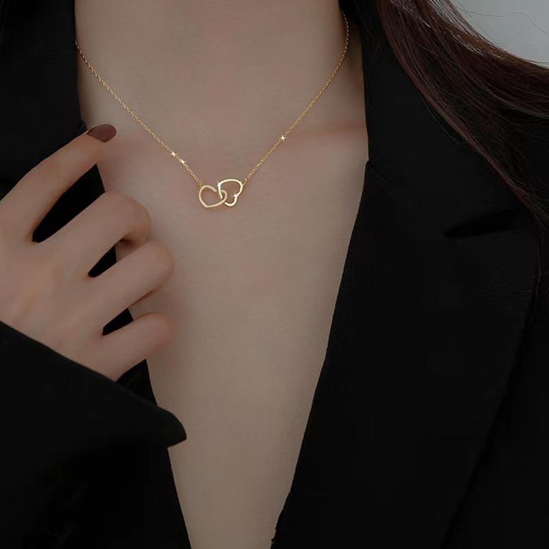 Minimalist Japan & Korea Metal Alloy Double Peach Interlocking Heart Necklace for Women золотой
Minimalist Japan & Korea Metal Alloy Double Peach Interlocking Heart Necklace for Women золотой