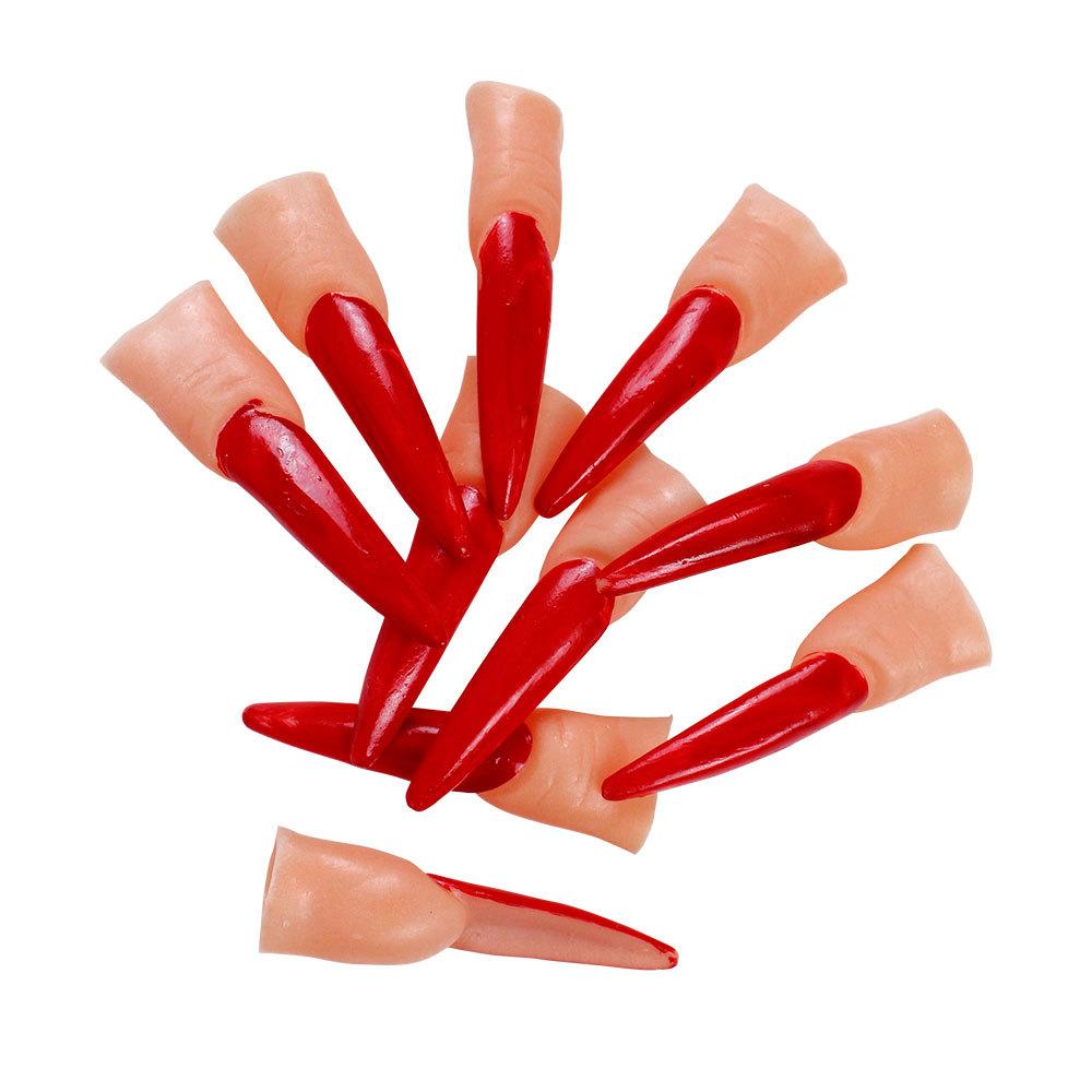 Halloween Witch Nails Classic Spooky Finger Covers Fake Finger Props Exquisite Costume Finger Sleeves For Halloween Party Dress Option 1 червоний
Halloween Witch Nails Classic Spooky Finger Covers Fake Finger Props Exquisite Costume Finger Sleeves For Halloween Party Dress Option 1 червоний
