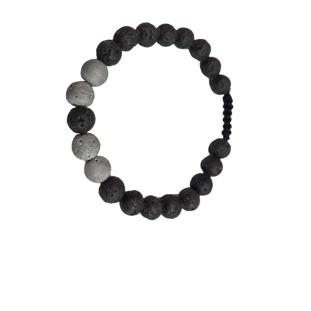 Fashion Matching Bracelets Adjustable Black Matte Lava Rocks Diffuser Bracelet Prayer Beads Women Accessories Gifts for Men
Fashion Matching Bracelets Adjustable Black Matte Lava Rocks Diffuser Bracelet Prayer Beads Women Accessories Gifts for Men