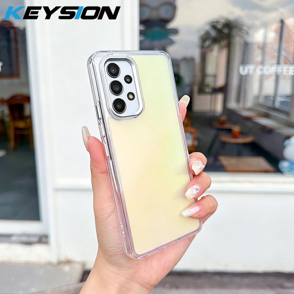 KEYSION Fashion Laser Gradient Colorful Phone Case for Samsung A53 5G A52S 5G TPU+PC Shockproof Back Cover for Galaxy A13 4G 5G for Samsung A13 5G білий
KEYSION Fashion Laser Gradient Colorful Phone Case for Samsung A53 5G A52S 5G TPU+PC Shockproof Back Cover for Galaxy A13 4G 5G for Samsung A13 5G білий