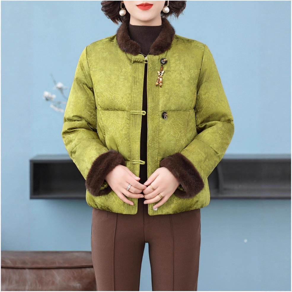 2025 New Chinese Style Down Jacket for Petite Middle-aged & Elderly Women - Autumn/Winter L (Recommended 105-120 jin)
2025 New Chinese Style Down Jacket for Petite Middle-aged & Elderly Women - Autumn/Winter L (Recommended 105-120 jin)
