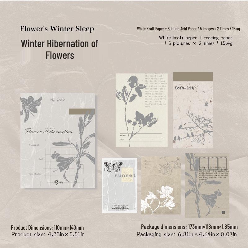 MòMò Hot Stamping Embossed Sticky Notes - Realm of Plain Shadows Series - 10 Sheets for Journal Decoration
MòMò Hot Stamping Embossed Sticky Notes - Realm of Plain Shadows Series - 10 Sheets for Journal Decoration