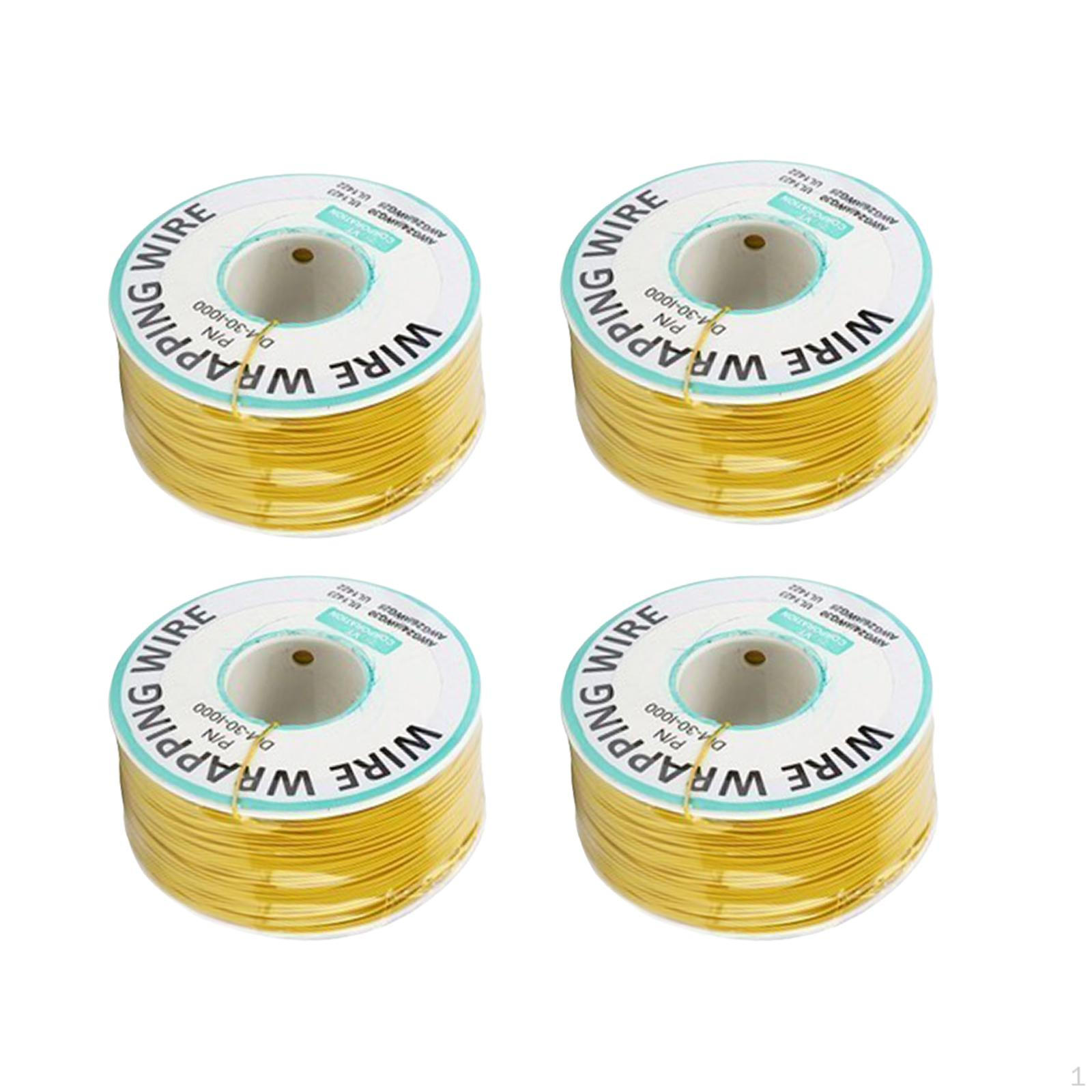 30AWG 250M Insulation Test Wrapping Cable Steering Wheel Wire for Laptop Motherboard Copper Core жовтий
30AWG 250M Insulation Test Wrapping Cable Steering Wheel Wire for Laptop Motherboard Copper Core жовтий