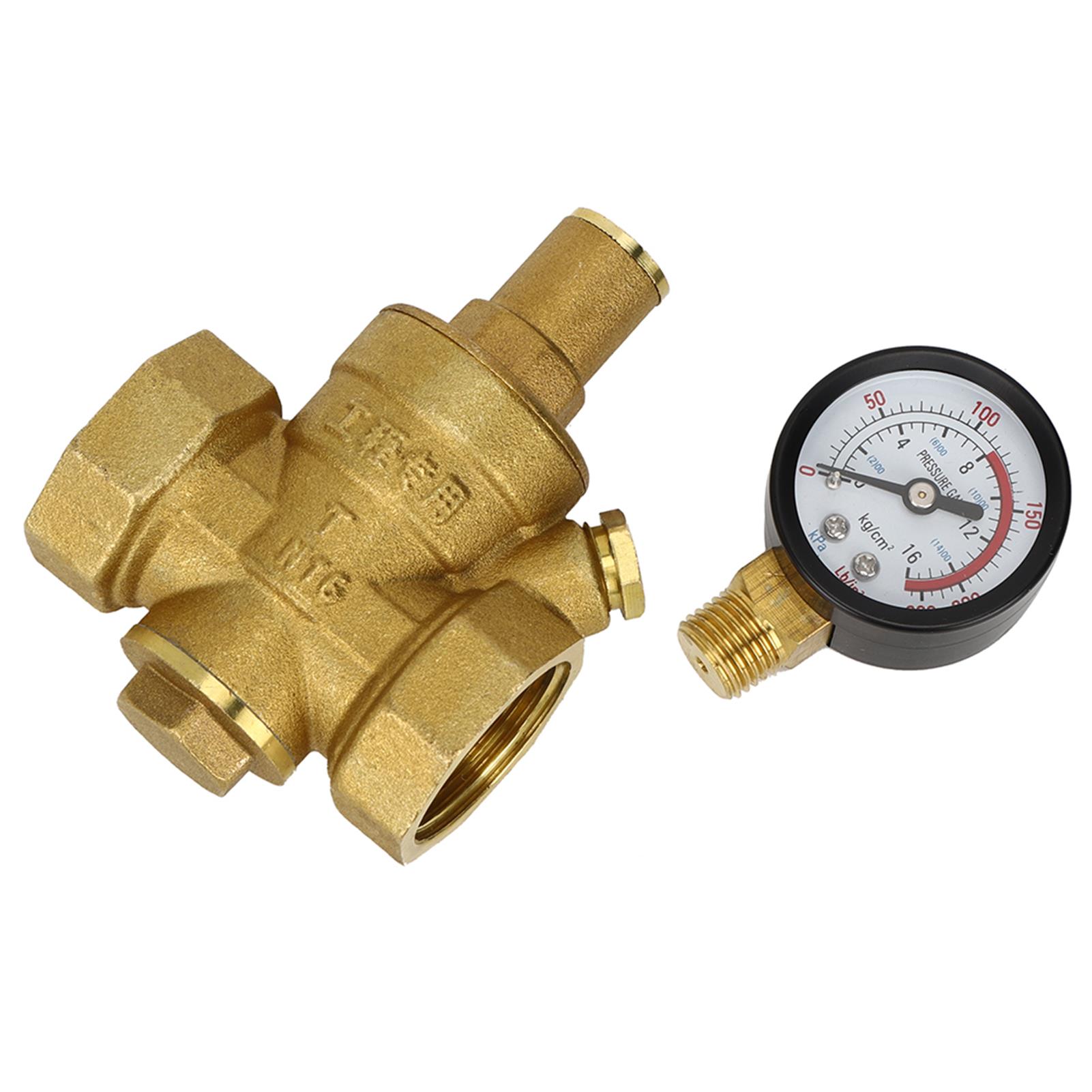 Adjustable DN25 Brass Water Pressure Reducer Regulator with Gauge Meter - Relief Valve for Optimal Control United States
Adjustable DN25 Brass Water Pressure Reducer Regulator with Gauge Meter - Relief Valve for Optimal Control United States