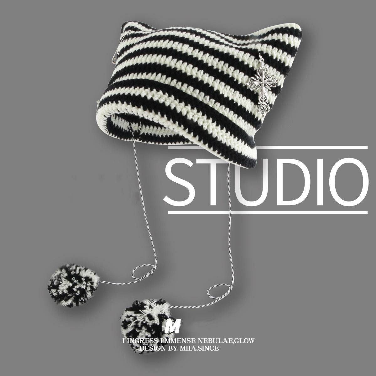 Мила шапка з вовни в японському стилі з котиком-зіркою - Тепла та універсальна для осені/зими
Мила шапка з вовни в японському стилі з котиком-зіркою - Тепла та універсальна для осені/зими