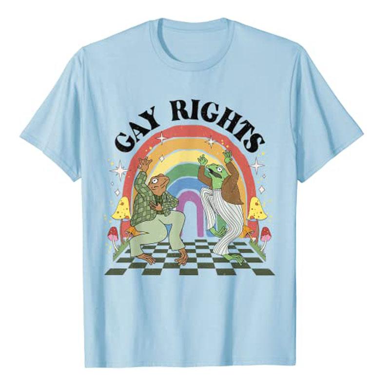 Say Gay Frog & Toad Say Gay Rights Rainbow Lgbt Pride T-Shirt Cute Aesthetic Clothes Funny Lgbtq Equality Graphic Tee Tops 4XL
Say Gay Frog & Toad Say Gay Rights Rainbow Lgbt Pride T-Shirt Cute Aesthetic Clothes Funny Lgbtq Equality Graphic Tee Tops 4XL