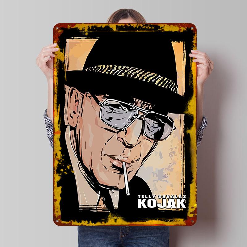 Telly Savalas Kojak Character Art Metal Poster Customized Wall Art Retro Vintage Tinplate Signs for Desk Decor Office Decoration 7.9x11.8In(20x30cm)
Telly Savalas Kojak Character Art Metal Poster Customized Wall Art Retro Vintage Tinplate Signs for Desk Decor Office Decoration 7.9x11.8In(20x30cm)