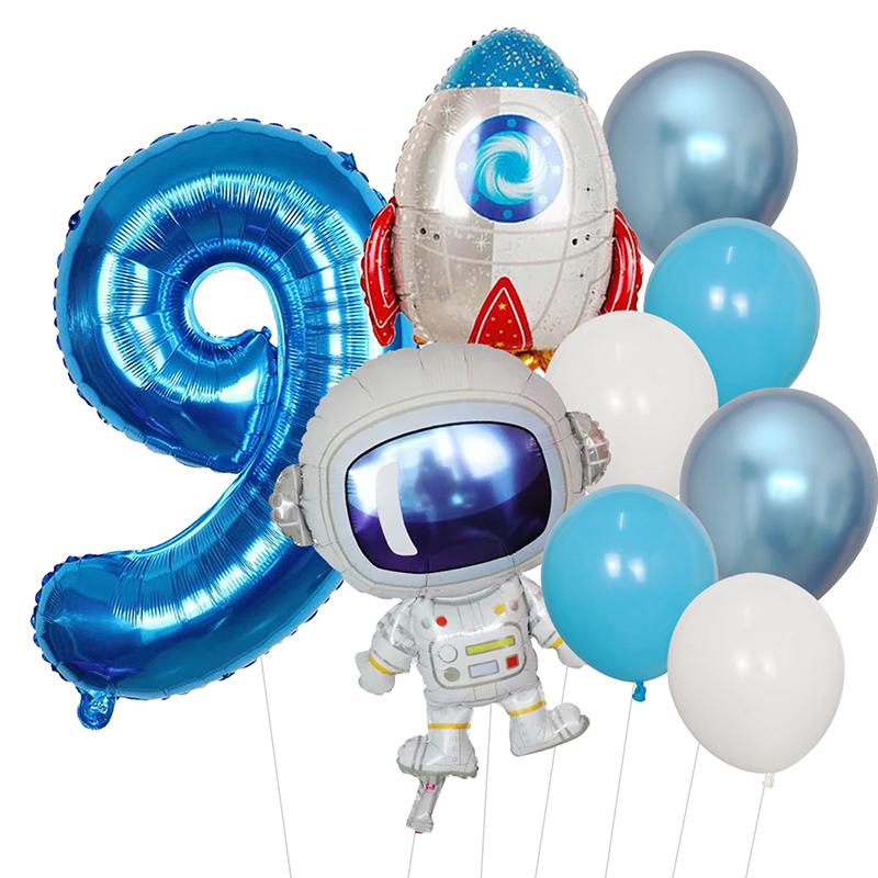 9pcs/set Outer Space Balloon Set Astronaut Rocket Planet Balloon Children Birthday Theme Party Galaxy Party Decoration Balloon as the picture
9pcs/set Outer Space Balloon Set Astronaut Rocket Planet Balloon Children Birthday Theme Party Galaxy Party Decoration Balloon as the picture