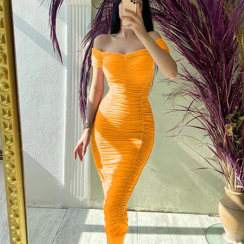 Женское сексуальное элегантное платье миди со сборками на одно плечо XXXL жёлтый
Женское сексуальное элегантное платье миди со сборками на одно плечо XXXL жёлтый