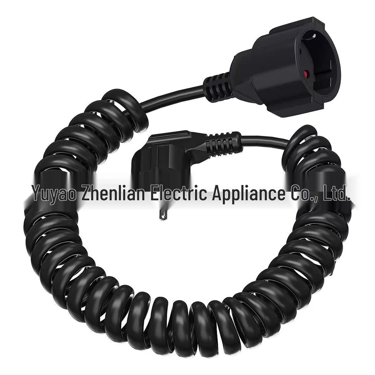 2m EU 3-Pin Extension Cord 3-Core PU Spring Cable 1mm² Fan Heater Female Socket 008988
2m EU 3-Pin Extension Cord 3-Core PU Spring Cable 1mm² Fan Heater Female Socket 008988