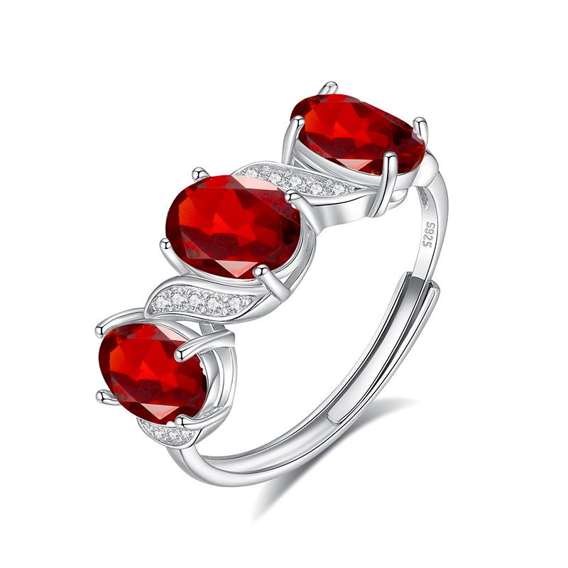 Adjustable S925 Silver Ring Natural Gemstone Eternity Band Elegant Jewelry for Party/ Daily alive
Adjustable S925 Silver Ring Natural Gemstone Eternity Band Elegant Jewelry for Party/ Daily alive