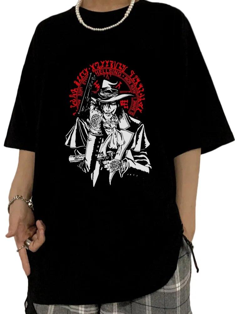 Футболка Hellsing Alucard, японская манга, футболка Ultimate Anime, 100% хлопок, уличная одежда высокого качества, топы унисекс с круглым вырезом, повседневные топы унисекс
Футболка Hellsing Alucard, японская манга, футболка Ultimate Anime, 100% хлопок, уличная одежда высокого качества, топы унисекс с круглым вырезом, повседневные топы унисекс
