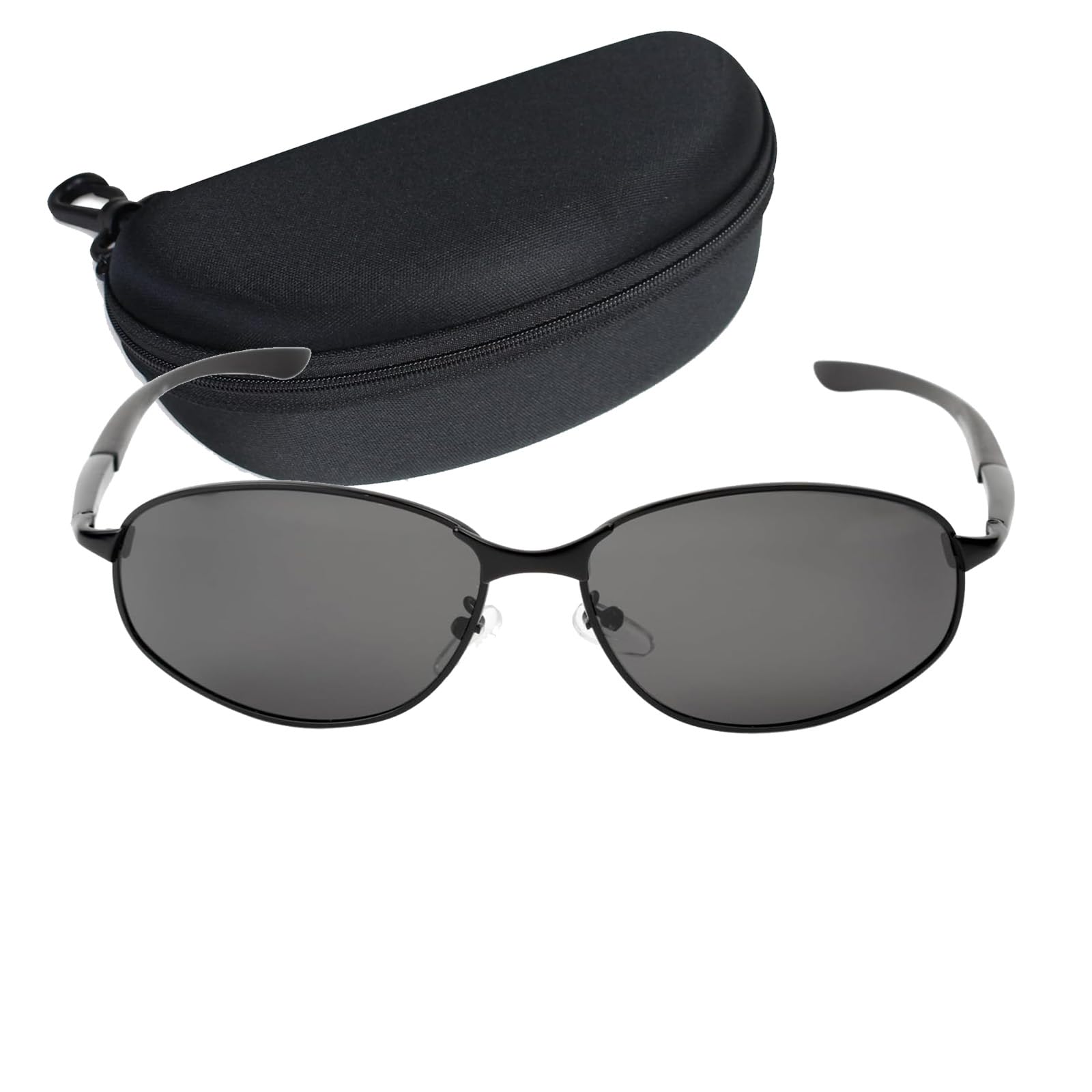 Captain Stag Polarized Sunglasses with Sunglasses Stainless Men s Case, Steel, Smoke, CSP-002-2-EH-72 чорний
Captain Stag Polarized Sunglasses with Sunglasses Stainless Men s Case, Steel, Smoke, CSP-002-2-EH-72 чорний