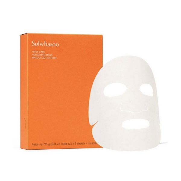 Sulwhasoo First Care Activating Mask Hydrating Revitalizing Sheet Mask Set 5 Sheets
Sulwhasoo First Care Activating Mask Hydrating Revitalizing Sheet Mask Set 5 Sheets
