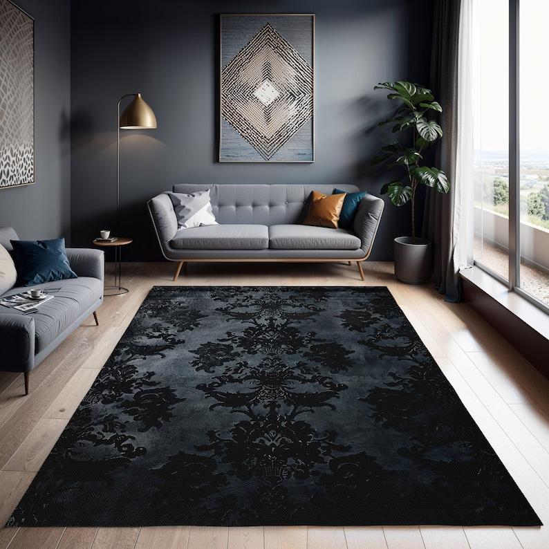Черный готический викторианский ковер, Темный ковер для пола в спальне в стиле коттеджкор, Ковер в стиле ар-деко для комнаты подростка, Современный декор для гостиной 60*90cm
Черный готический викторианский ковер, Темный ковер для пола в спальне в стиле коттеджкор, Ковер в стиле ар-деко для комнаты подростка, Современный декор для гостиной 60*90cm
