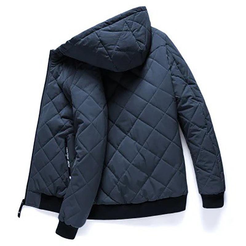 Куртки для мужчин с капюшоном осень-зима хлопковая стеганая куртка мужская модная одежда ромбовидная текстура повседневные парки плюс XS синий
Куртки для мужчин с капюшоном осень-зима хлопковая стеганая куртка мужская модная одежда ромбовидная текстура повседневные парки плюс XS синий