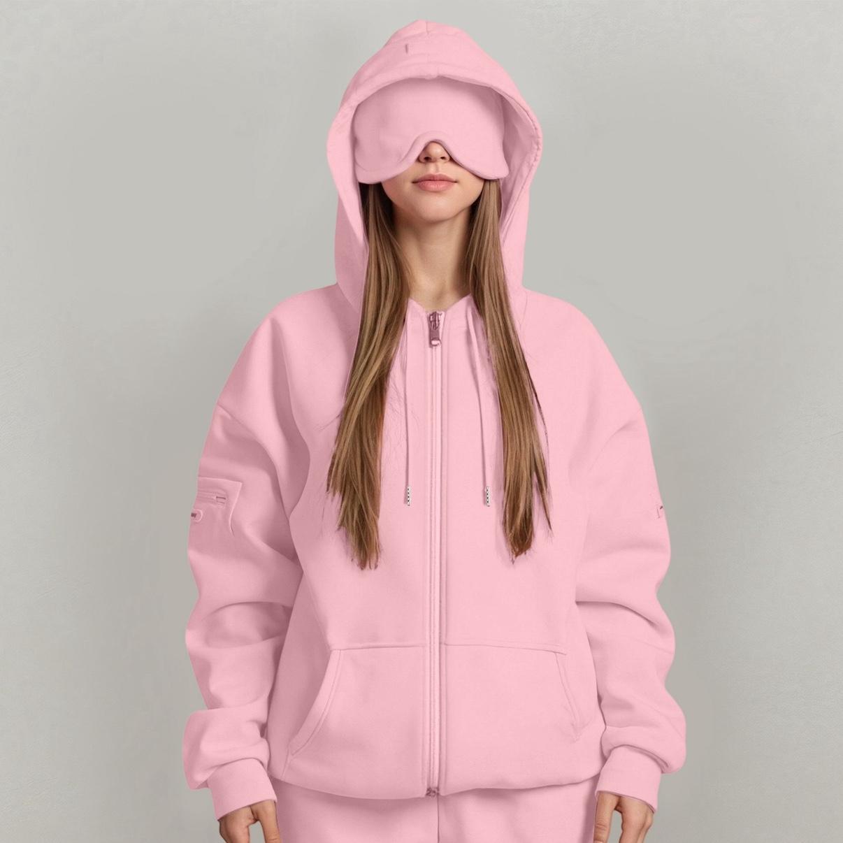 ZYLLO Women Plus Size Eye Mask Hooded Sweatshirt Girls Solid Long Sleeve Casual Hoodie SportweA1 Outdoor Riding Oversize Pullover Tops S
ZYLLO Women Plus Size Eye Mask Hooded Sweatshirt Girls Solid Long Sleeve Casual Hoodie SportweA1 Outdoor Riding Oversize Pullover Tops S