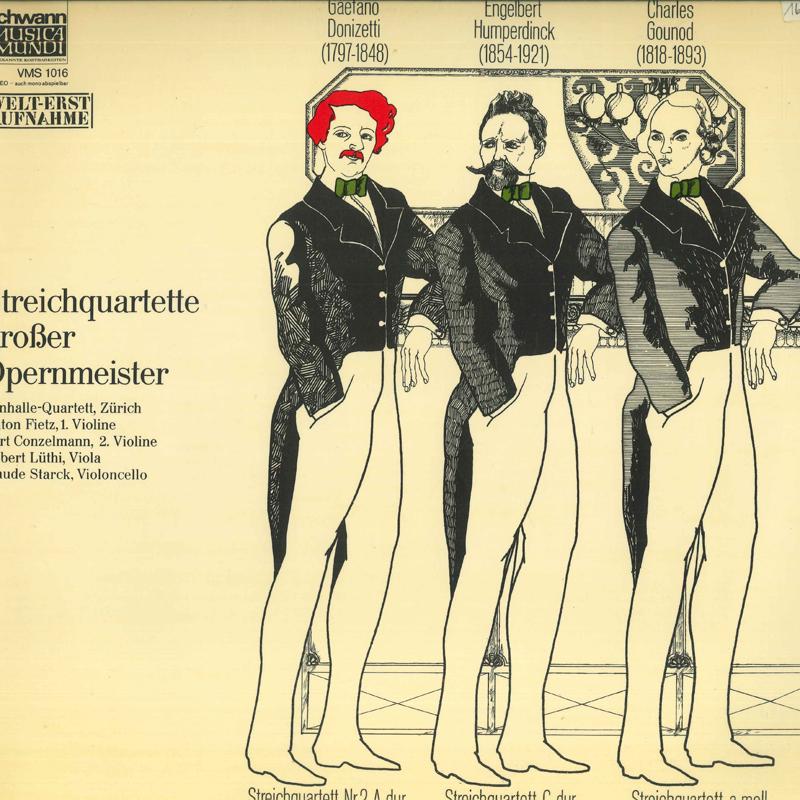 LP Record GAETANO DONIZETTI ENGELBERT HUMPER Streichquartette Groser Opernmeiste VMS1016 SCHWANN MUSICA Germany Classical Used
LP Record GAETANO DONIZETTI ENGELBERT HUMPER Streichquartette Groser Opernmeiste VMS1016 SCHWANN MUSICA Germany Classical Used