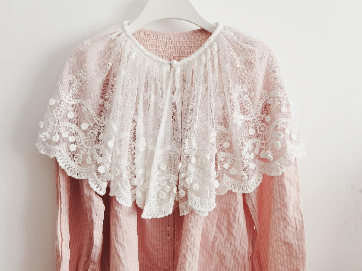 Super Fairy Lace Shawl Collars White Wide Shawl Fake Collars for Women
Super Fairy Lace Shawl Collars White Wide Shawl Fake Collars for Women