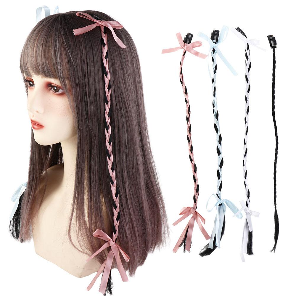 Hair Extension Tools Twist Braided Hair Rope Balletcore Ribbon Bow Boxing Braid Hanging Ear-Dye Wig рожевий
Hair Extension Tools Twist Braided Hair Rope Balletcore Ribbon Bow Boxing Braid Hanging Ear-Dye Wig рожевий