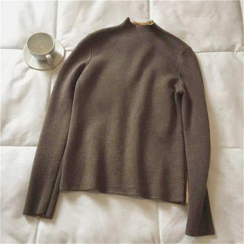 Женский тонкий вязаный пуловер, корейский элегантный трикотаж, верхняя одежда, полуводолазка, бархатный утепленный свитер XL кофейный
Женский тонкий вязаный пуловер, корейский элегантный трикотаж, верхняя одежда, полуводолазка, бархатный утепленный свитер XL кофейный