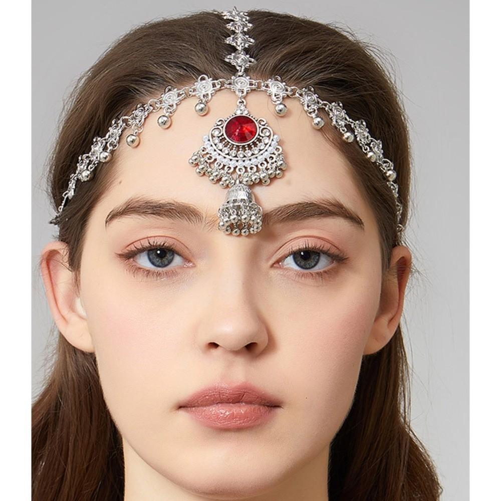 Retro Ethnic Style Headdress Multifunctional Forehead Pendant Tassel Forehead Chain Silver Color Beads Tassel Hair Accessories червоний
Retro Ethnic Style Headdress Multifunctional Forehead Pendant Tassel Forehead Chain Silver Color Beads Tassel Hair Accessories червоний