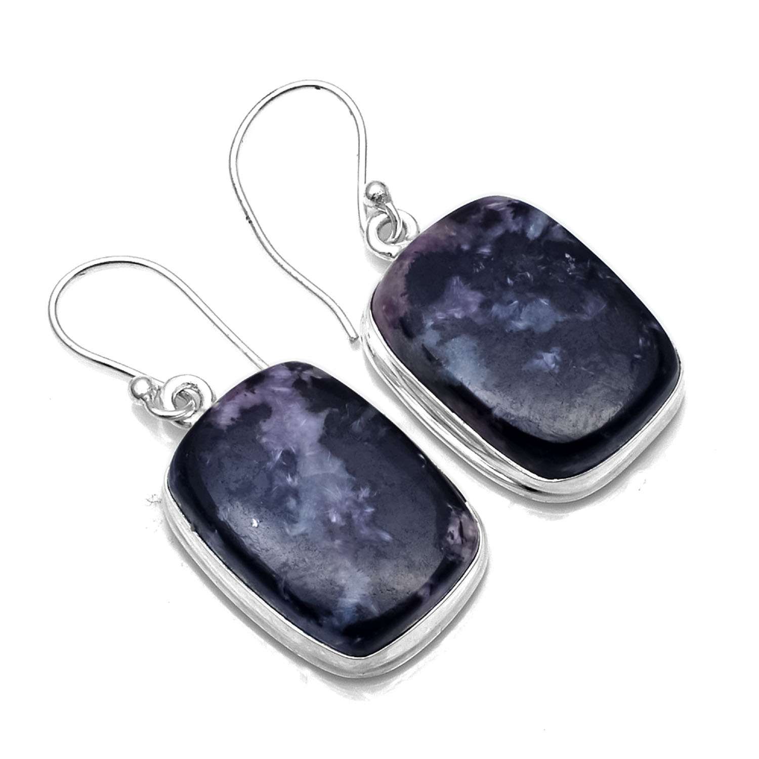Charoite Gemstone Earrings Solid 925 Sterling Silver Handmade Earrings Jewelry Gift For Women And Girls E-1387
Charoite Gemstone Earrings Solid 925 Sterling Silver Handmade Earrings Jewelry Gift For Women And Girls E-1387