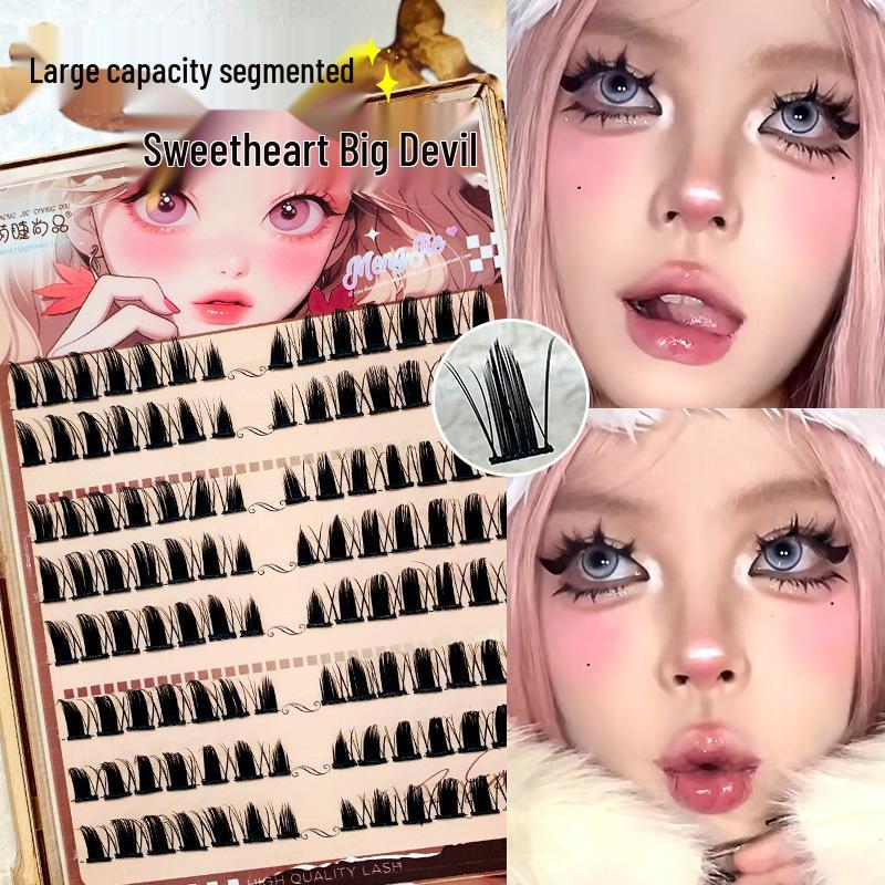 Mengjie Shangpin Sweetheart Devil Большой объем Сегментированные Накладные ресницы для начинающих
Mengjie Shangpin Sweetheart Devil Большой объем Сегментированные Накладные ресницы для начинающих