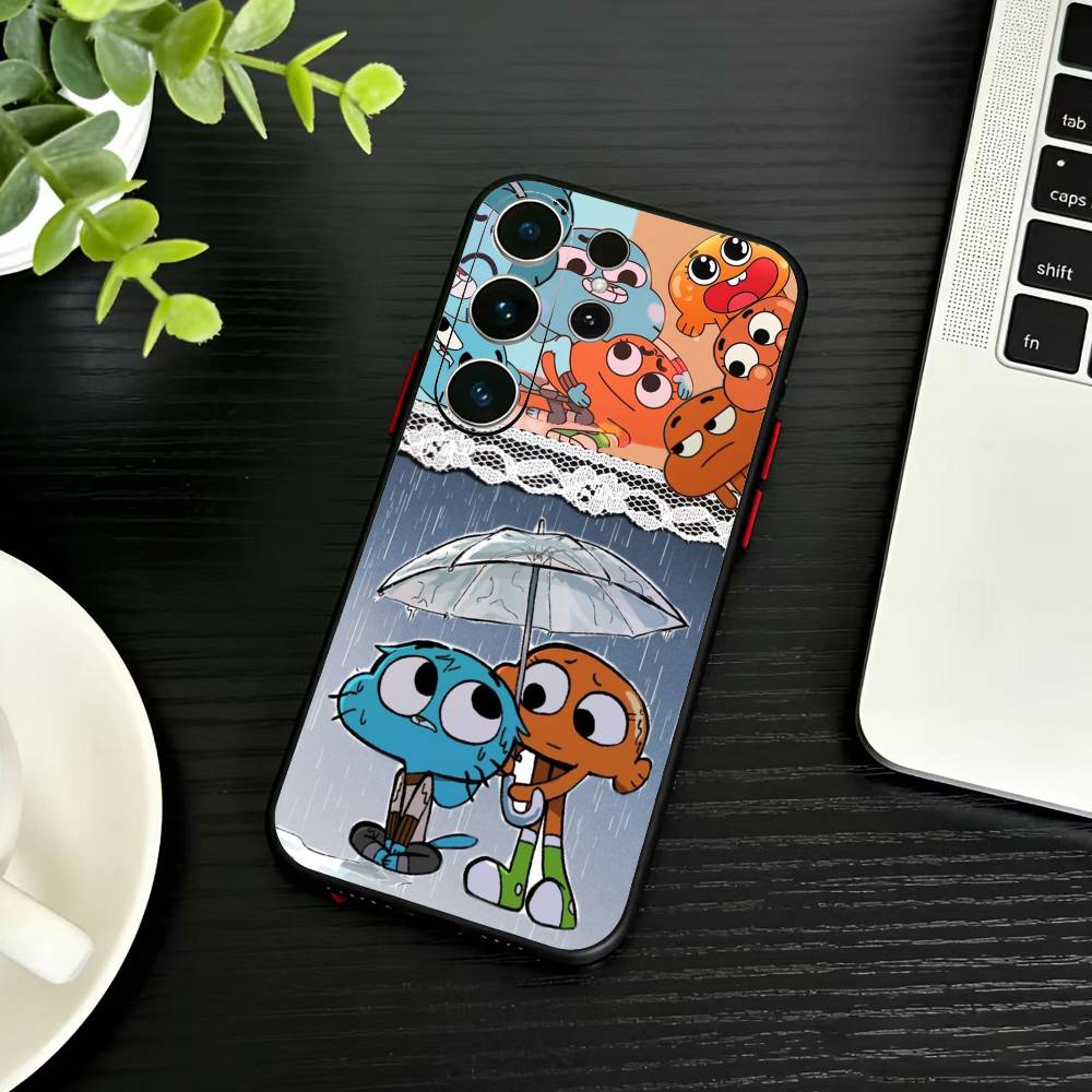 S-Gumball and Darwin Phone Case For Samsung S26,S25,S24,S23,S22,S30,S21,Ultra,Plus,FE 5G Black Soft Cover Samsung S30plus5G
S-Gumball and Darwin Phone Case For Samsung S26,S25,S24,S23,S22,S30,S21,Ultra,Plus,FE 5G Black Soft Cover Samsung S30plus5G