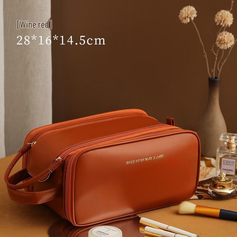 MDNGMDNG Portable Double Zipper Travel Makeup & Toiletries Bag One Size
MDNGMDNG Portable Double Zipper Travel Makeup & Toiletries Bag One Size