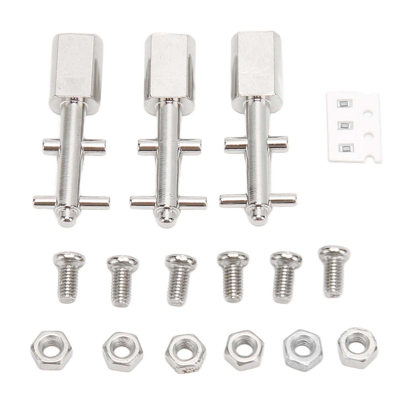 3pcs Toggle Switch Matte Chrome Coating Heavy Duty Toggle Flick Switch with Button for REVOX B77
3pcs Toggle Switch Matte Chrome Coating Heavy Duty Toggle Flick Switch with Button for REVOX B77