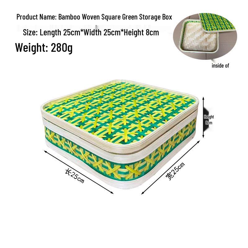 Красочная бамбуковая коробка для чайного пирога: Элегантное хранение в китайском стиле для пуэра, лунных пряников и косметики.
Красочная бамбуковая коробка для чайного пирога: Элегантное хранение в китайском стиле для пуэра, лунных пряников и косметики.