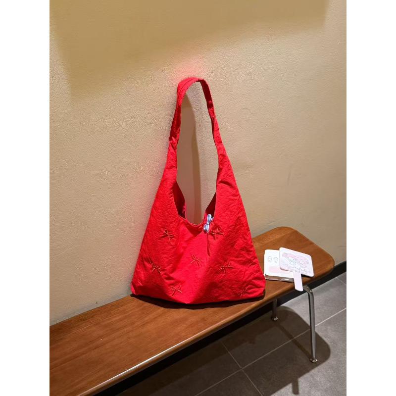 Korean Style Embroidery Bow Tote Bag for Women, Large Capacity Casual Shoulder Handbag, Commuter and Travel Shopping Bag
Korean Style Embroidery Bow Tote Bag for Women, Large Capacity Casual Shoulder Handbag, Commuter and Travel Shopping Bag
