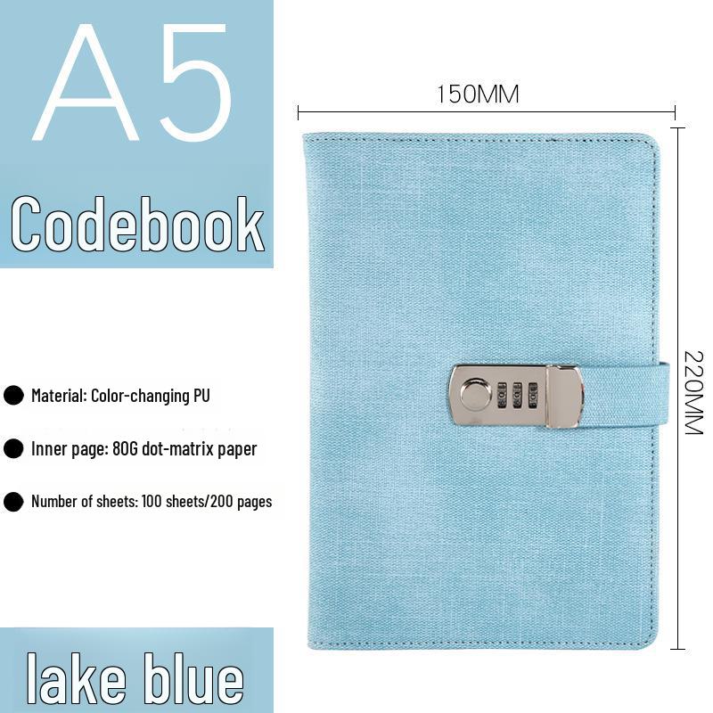 Европейский ретро-дневник на холсте: Записная книжка с безопасным паролем для студентов A5
Европейский ретро-дневник на холсте: Записная книжка с безопасным паролем для студентов A5