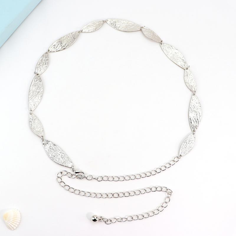 .1Pc Fashion Female Waist Chain Belt Metal Leaf Waist Chain Belts With Skirt Belt For Women Luxury Waistband For Summer Beach срібний
.1Pc Fashion Female Waist Chain Belt Metal Leaf Waist Chain Belts With Skirt Belt For Women Luxury Waistband For Summer Beach срібний