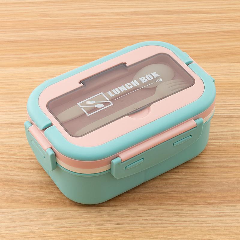 Двухслойный ланч-бокс со столовыми приборами, портативный студенческий ланч-бокс с ручкой для переноски, контейнер для хранения продуктов, пригодный для использования в микроволновой печи зелёный
Двухслойный ланч-бокс со столовыми приборами, портативный студенческий ланч-бокс с ручкой для переноски, контейнер для хранения продуктов, пригодный для использования в микроволновой печи зелёный